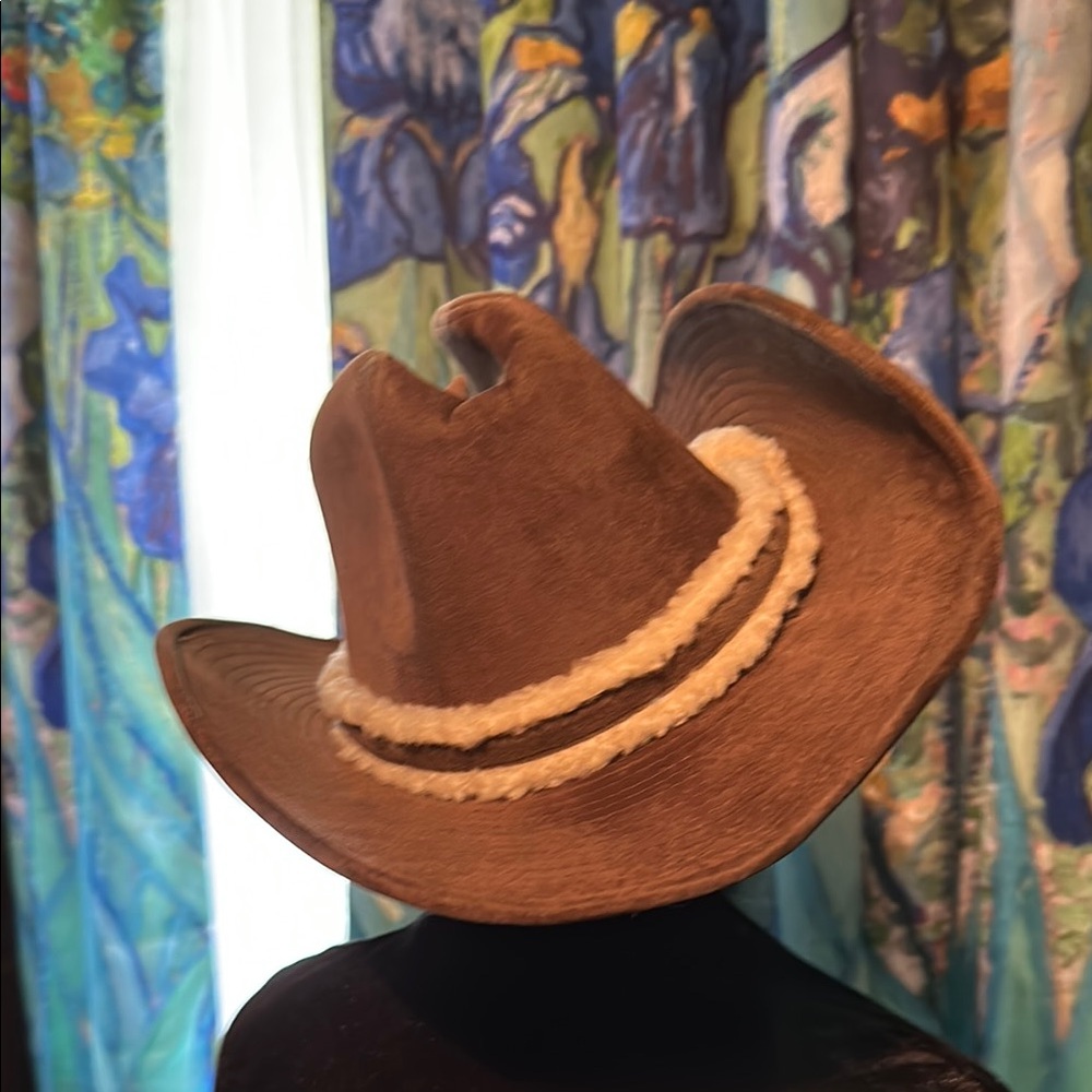 Brown Western Style Hat